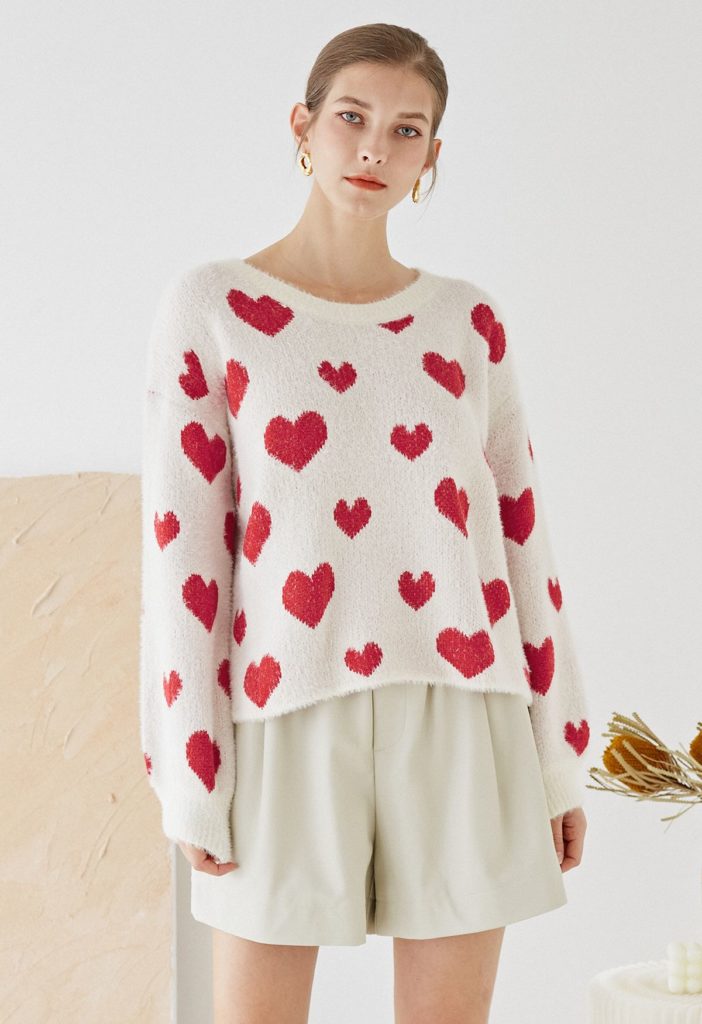 Heart sweater from Chic wish