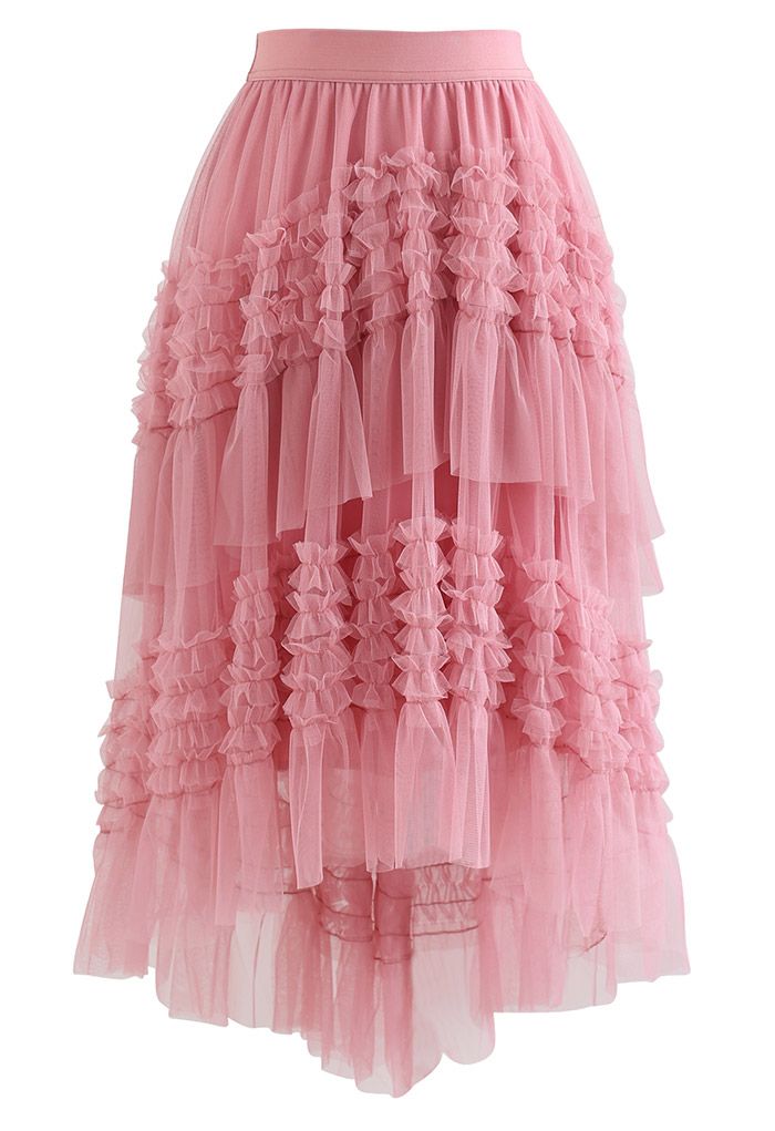 Chic wish pink skirt